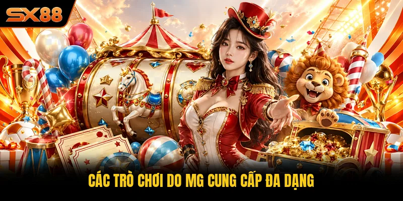 Các trò chơi do MG cung cấp đa dạng